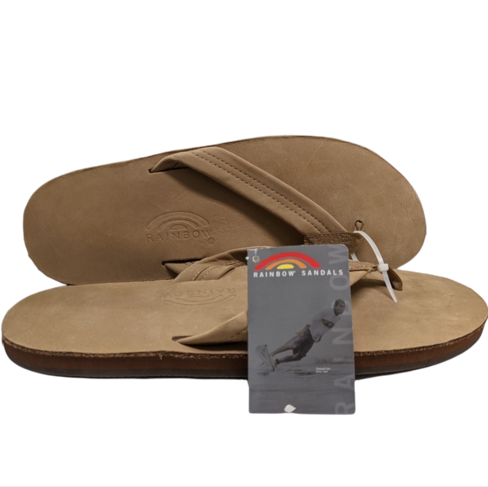 Men | Rainbow | Sandals | Sierra Brown | XXL 12- 13 1/2 | NWT